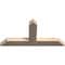 Ekena Millwork Portland Smooth Timber Gable Bracket, Douglas Fir, 48"W x 24"H x 3 1/2"D x 5 1/2"F, 12/12 Pitch GBW048X24X0406POR00SDF - alternate 2
